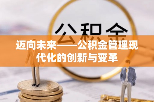 亳州迈向未来——公积金管理现代化的创新与变革