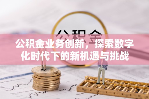 亳州公积金业务创新，探索数字化时代下的新机遇与挑战