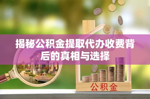 亳州揭秘公积金提取代办收费背后的真相与选择
