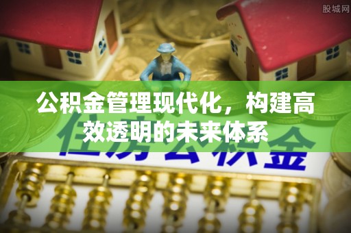 亳州公积金管理现代化，构建高效透明的未来体系
