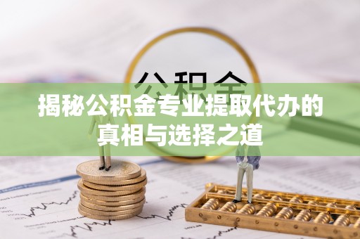 亳州揭秘公积金专业提取代办的真相与选择之道